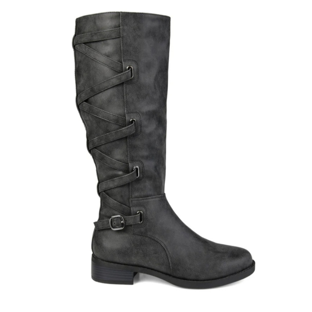 Women's Gray Knee-High Boots